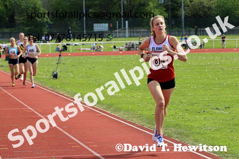 Women and Girls 5000 metres, 2022 North Eastern Track and Field Champs., Middlesbrough. David T. Hewitson/Sports for All Pics